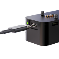 APC-R Mini close-up of mounting hardware and DJI RS interface
